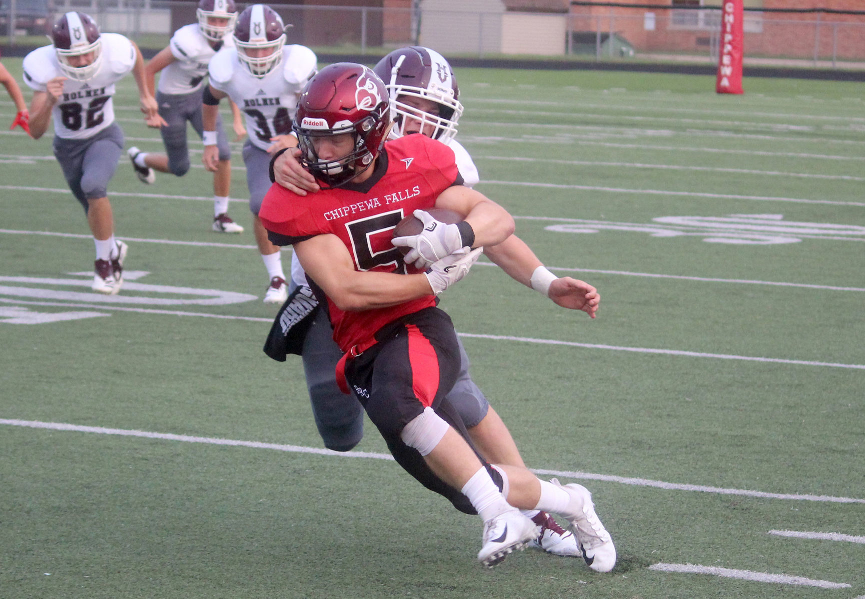 Holmen at Chi-Hi football 8-17-18